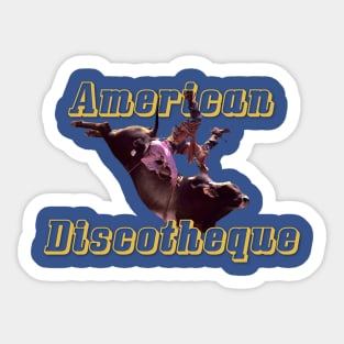 American Discotheque Sticker